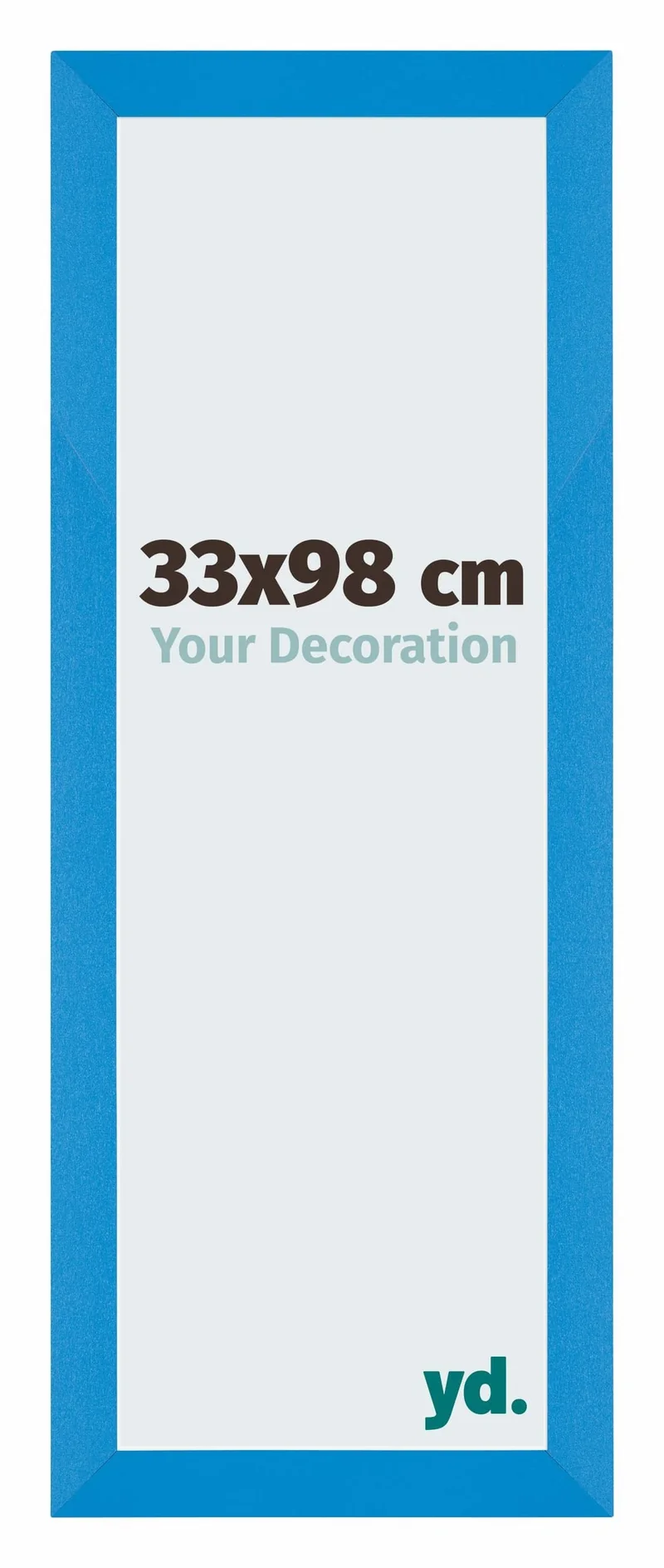 Bilderrahmen 33x98 cm - Hellblau - MDF - Mura