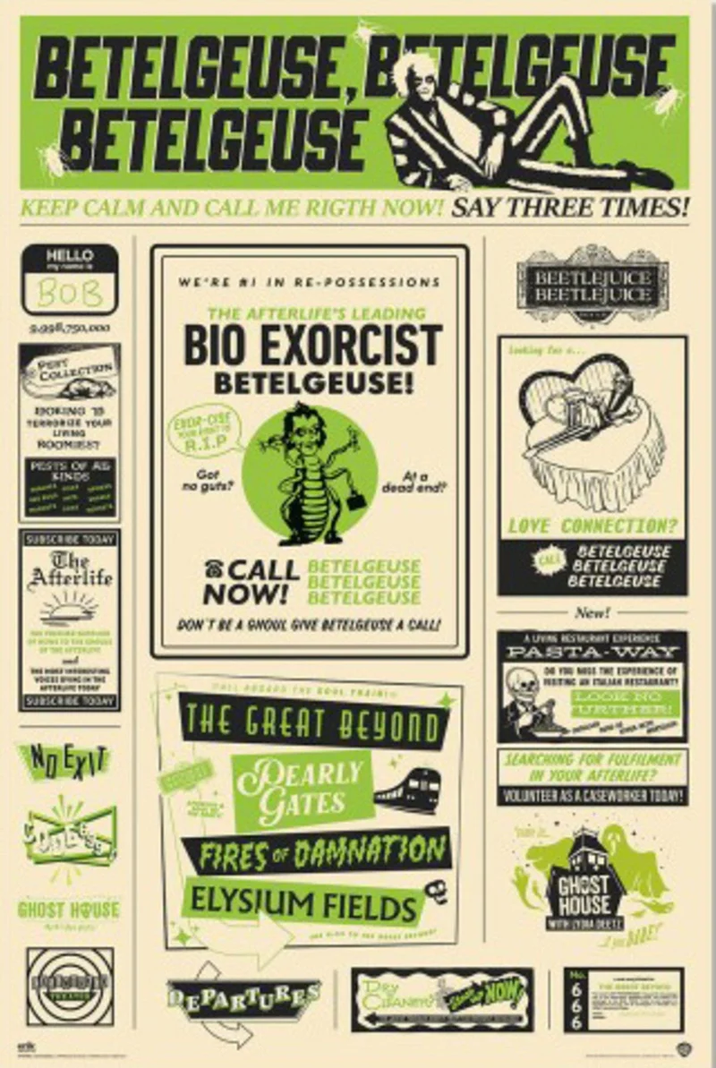 Poster Beetlejuice - 2 61x91,5cm