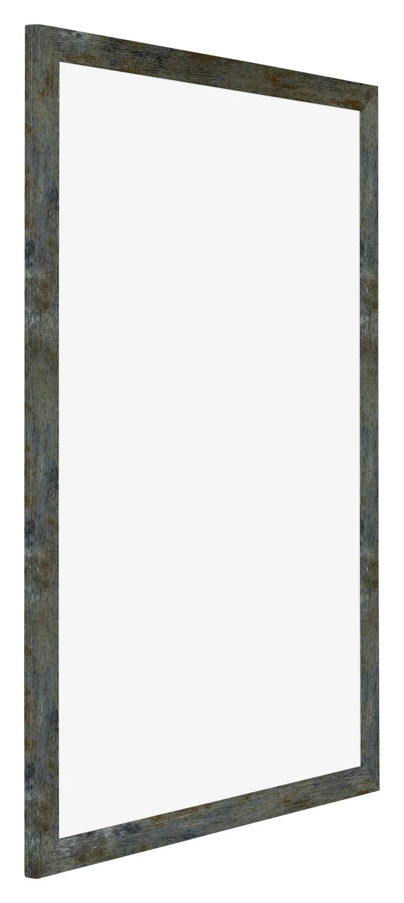 Bilderrahmen 68x98 cm - Blau Gold Meliert - MDF - Mura