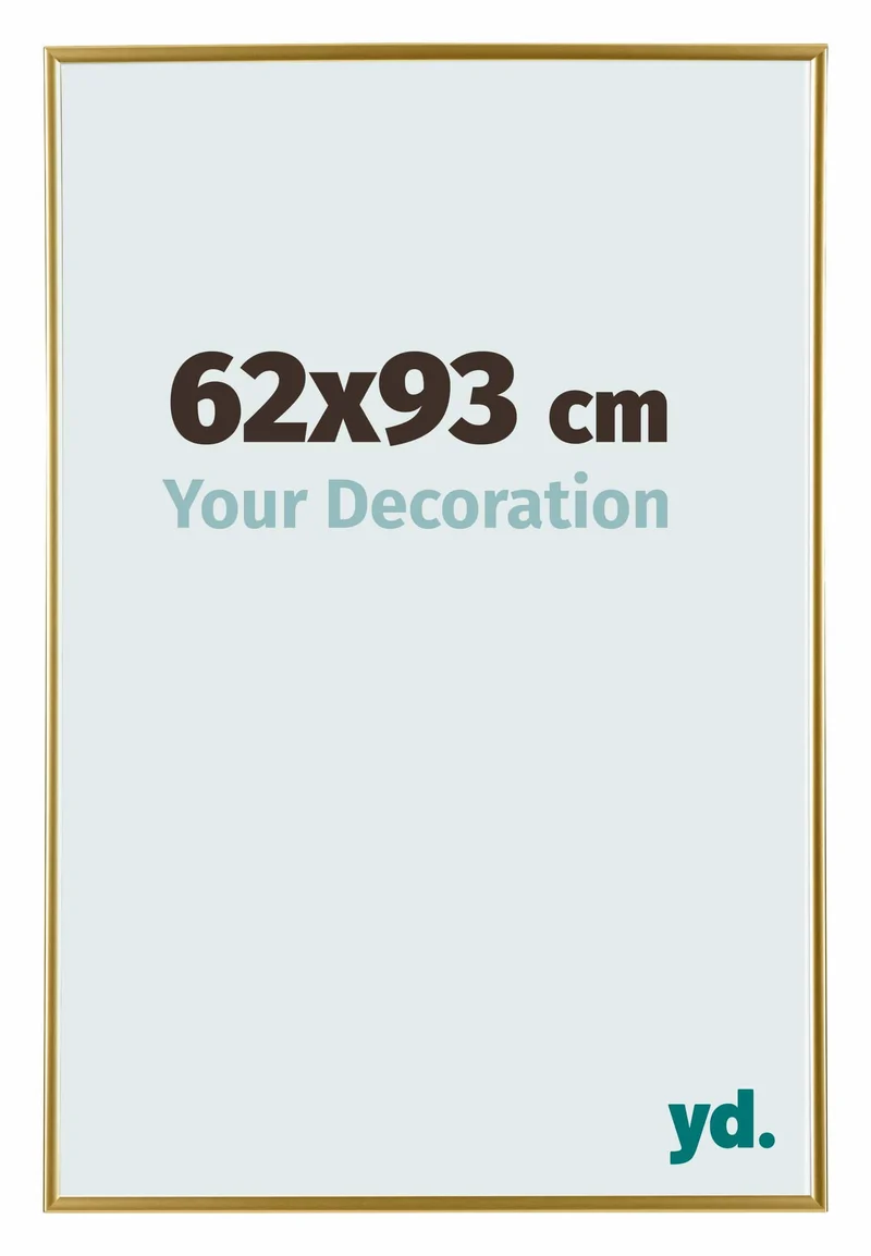 Bilderrahmen 62x93 cm - Gold - Kunststoff - Evry
