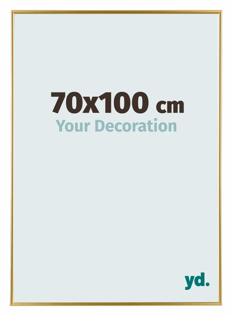 Bilderrahmen 70x100 cm - Gold - Kunststoff - Evry