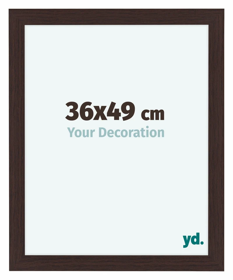 Bilderrahmen 36x49 cm - Eiche Dunkel - MDF - Como