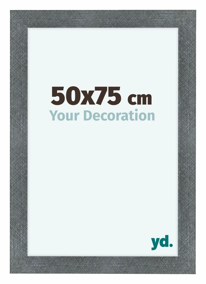 Bilderrahmen 50x75 cm - Eisen Gewischt - MDF - Como