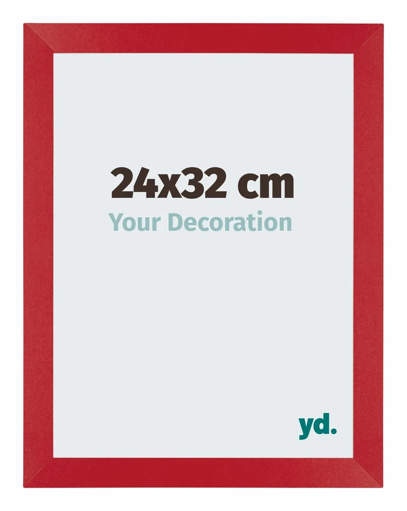 Bilderrahmen 24x32 cm - Rot - MDF - Mura