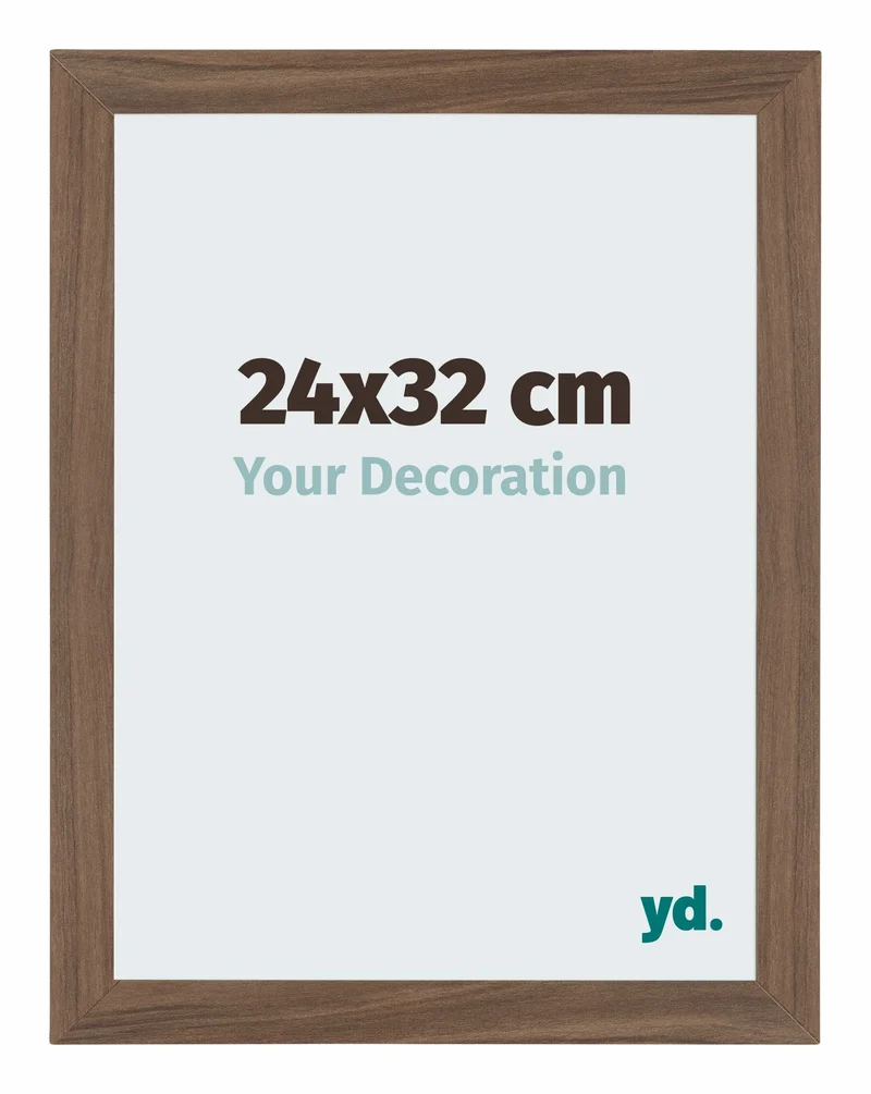 Bilderrahmen 24x32 cm - Nussbaum Dunkel - MDF - Mura