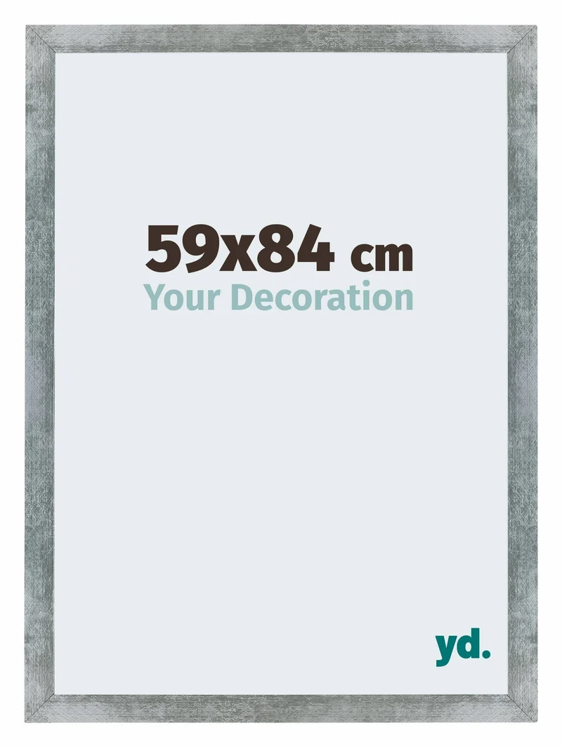 Bilderrahmen 59x84 cm - Eisen Gewischt - MDF - Mura