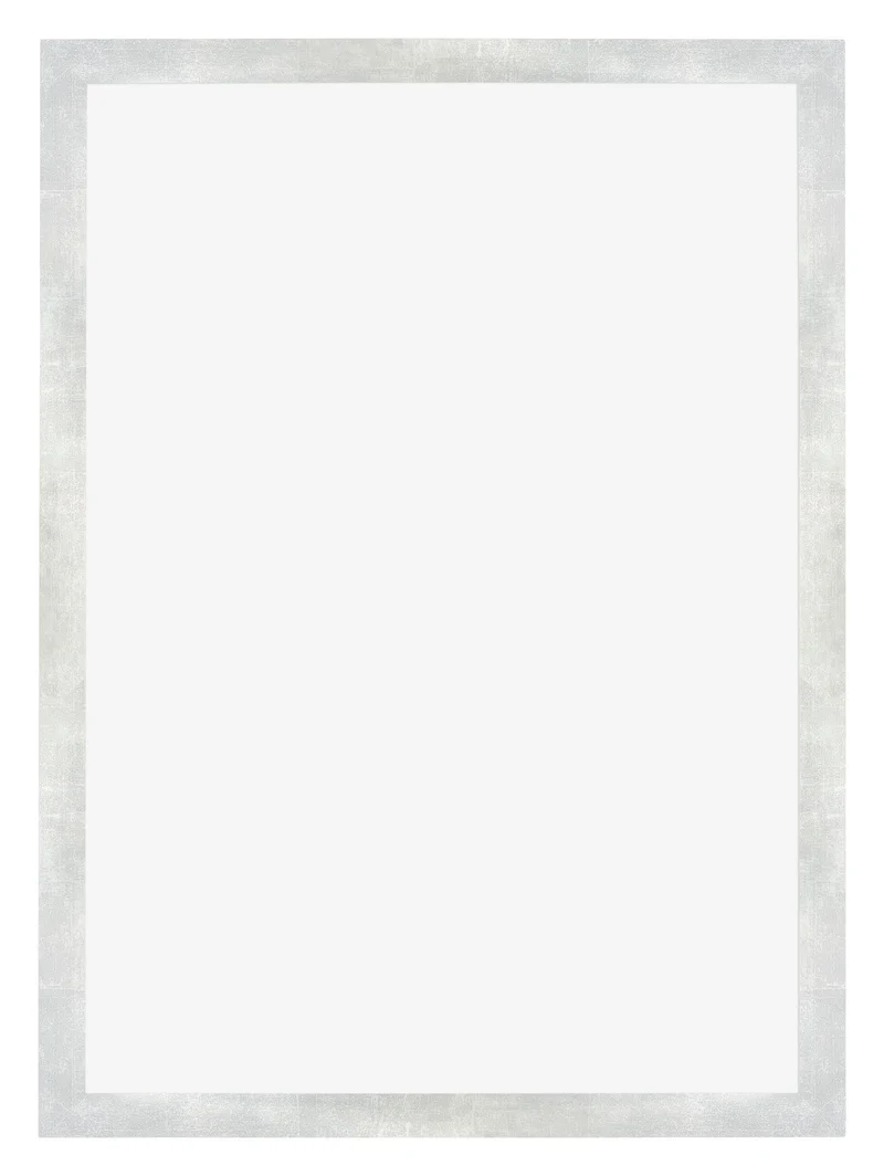 Bilderrahmen 48x67 cm - Silberglanz Vintage - MDF - Mura