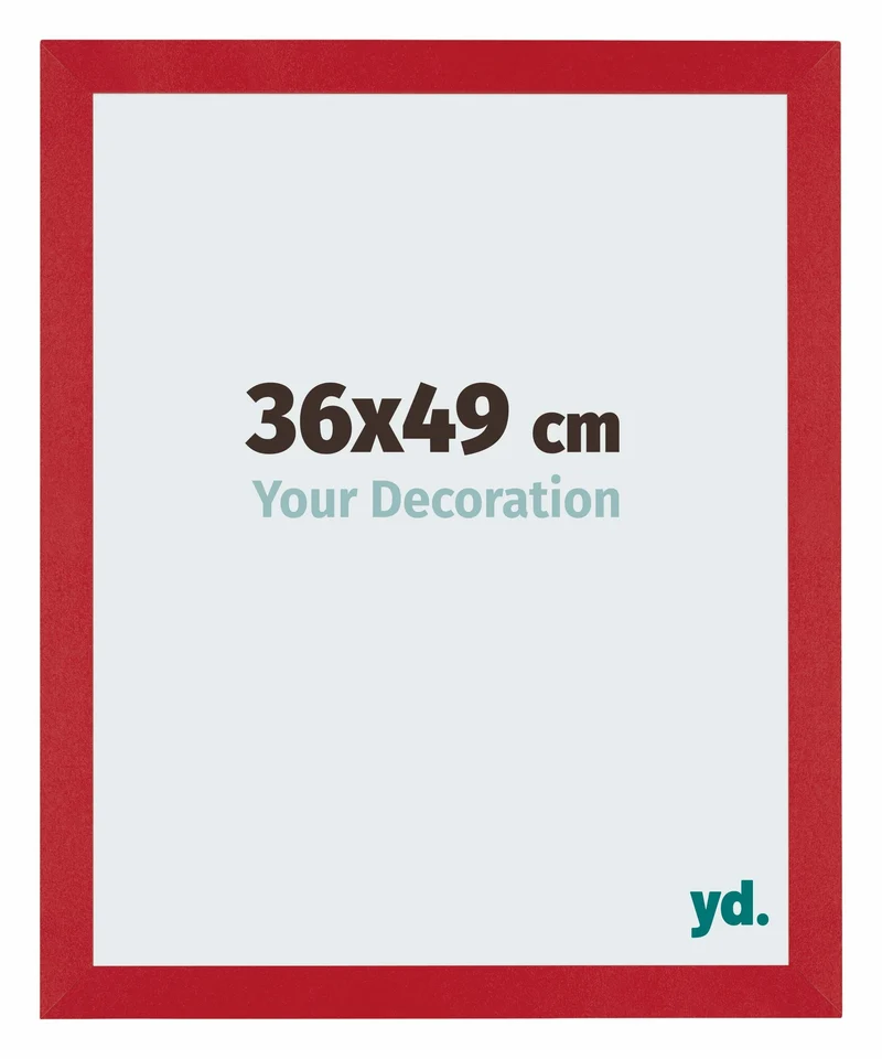Bilderrahmen 36x49 cm - Rot - MDF - Mura