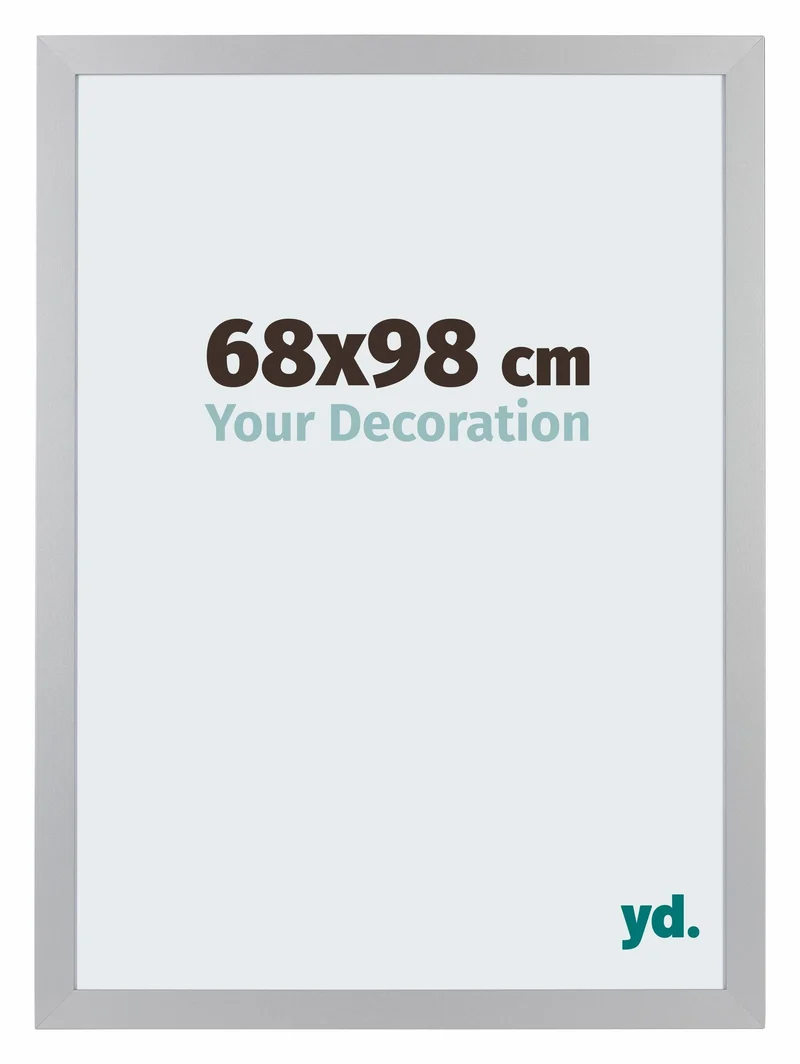 Bilderrahmen 68x98 cm - Grau - MDF - Mura