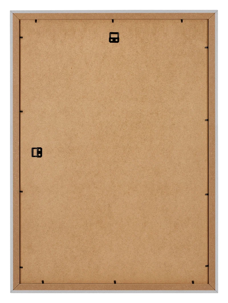 Bilderrahmen 68x98 cm - Silber Matt - MDF - Mura