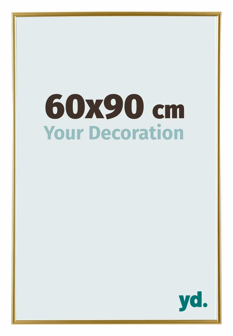 Bilderrahmen 60x90 cm - Gold - Kunststoff - Evry