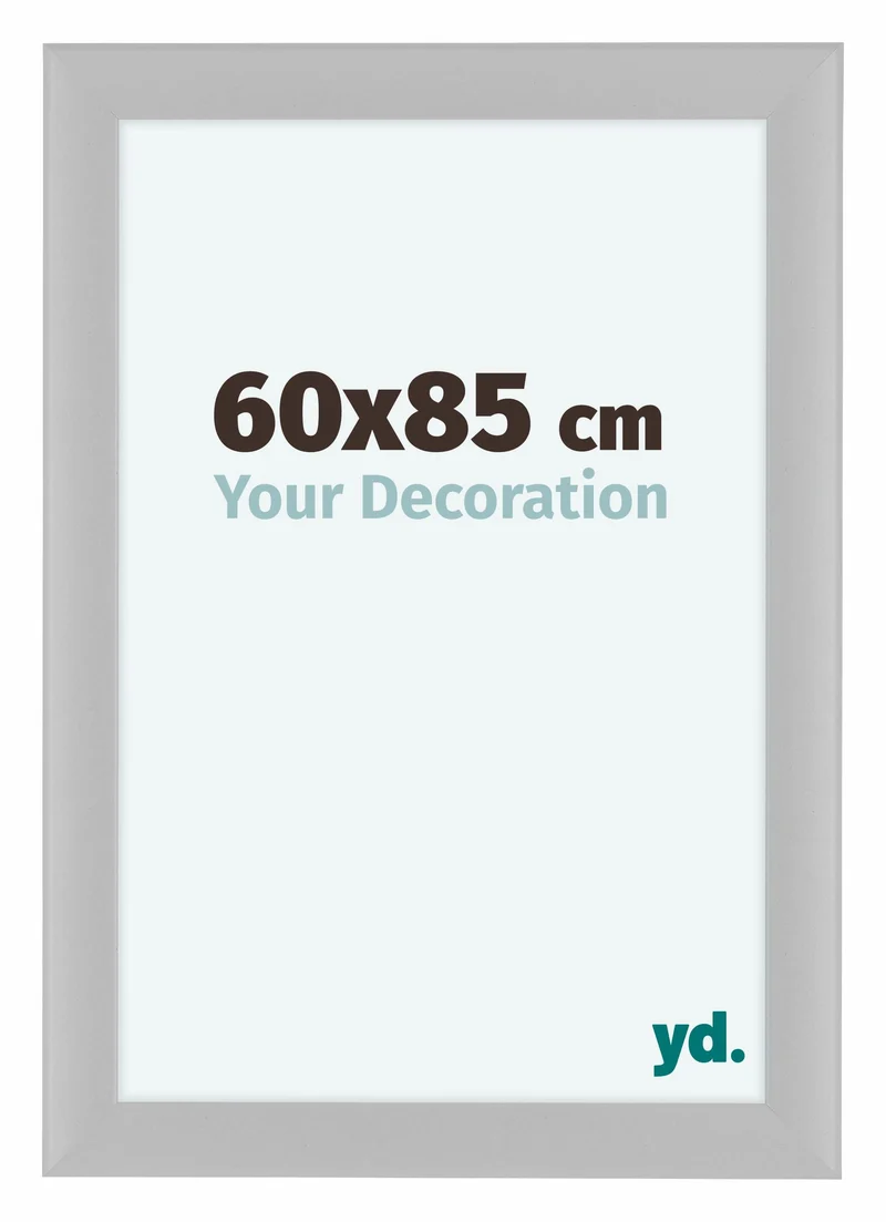 Bilderrahmen 60x85 cm - Weiß Matt - MDF - Como