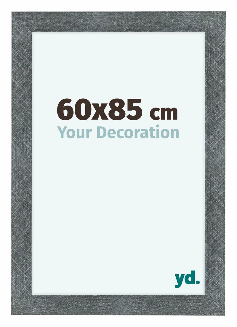 Bilderrahmen 60x85 cm - Eisen Gewischt - MDF - Como