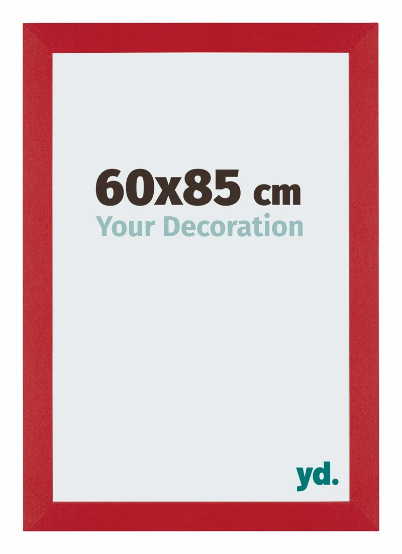 Bilderrahmen 60x85 cm - Rot - MDF - Mura