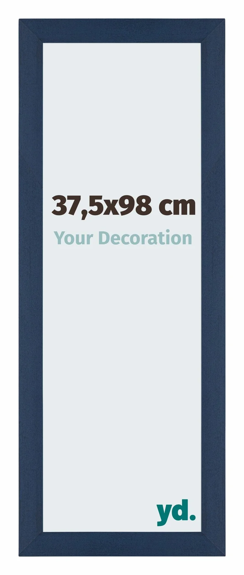 Bilderrahmen 37,5x98 cm - Dunkelblau Gewischt - MDF - Mura