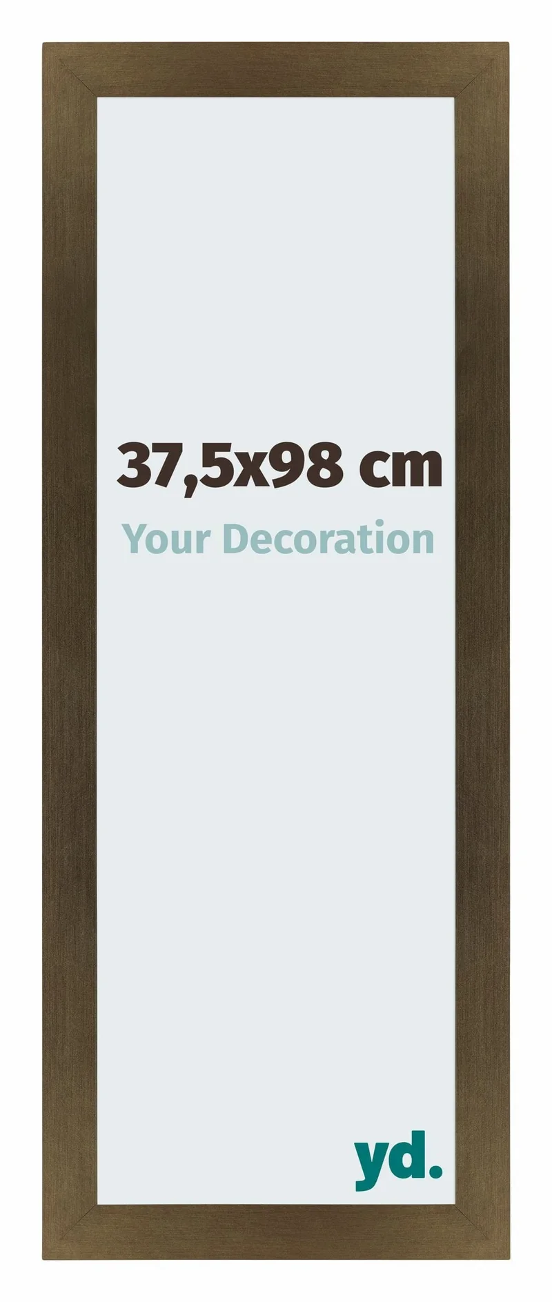 Bilderrahmen 37,5x98 cm - Bronze Dekor - MDF - Mura