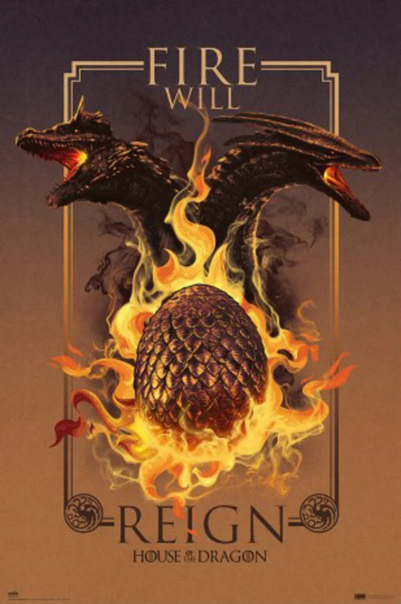 Poster House of the Dragon - Fire Will Reign 61x91,5cm