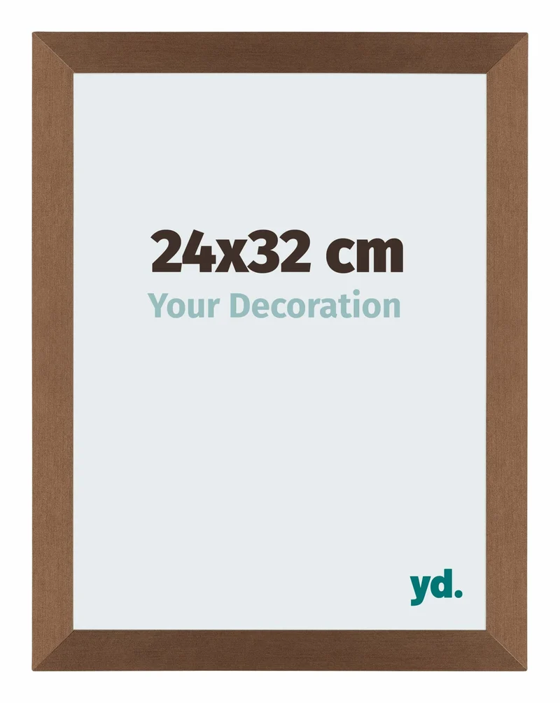 Bilderrahmen 24x32 cm - Kupfer Dekor - MDF - Mura