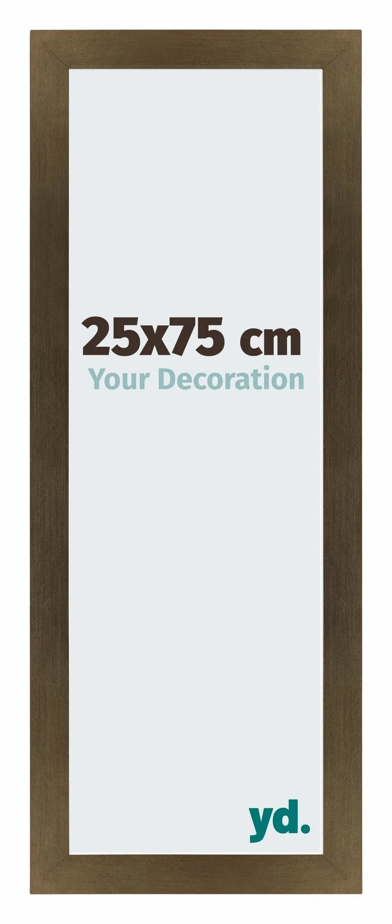 Bilderrahmen 25x75 cm - Bronze Dekor - MDF - Mura