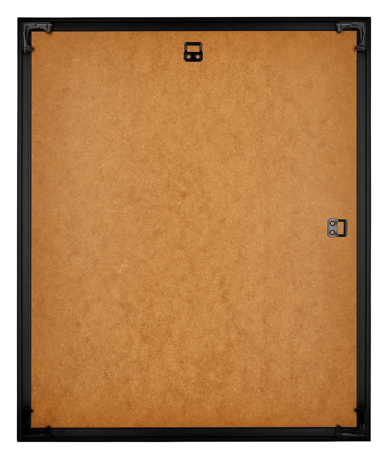 Bilderrahmen 50x65 cm - Schwarz Matt - Kunststoff - Bordeaux
