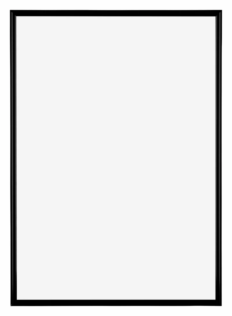 Bilderrahmen A1 - 59,4x84 cm - Schwarz Matt - Kunststoff - Bordeaux