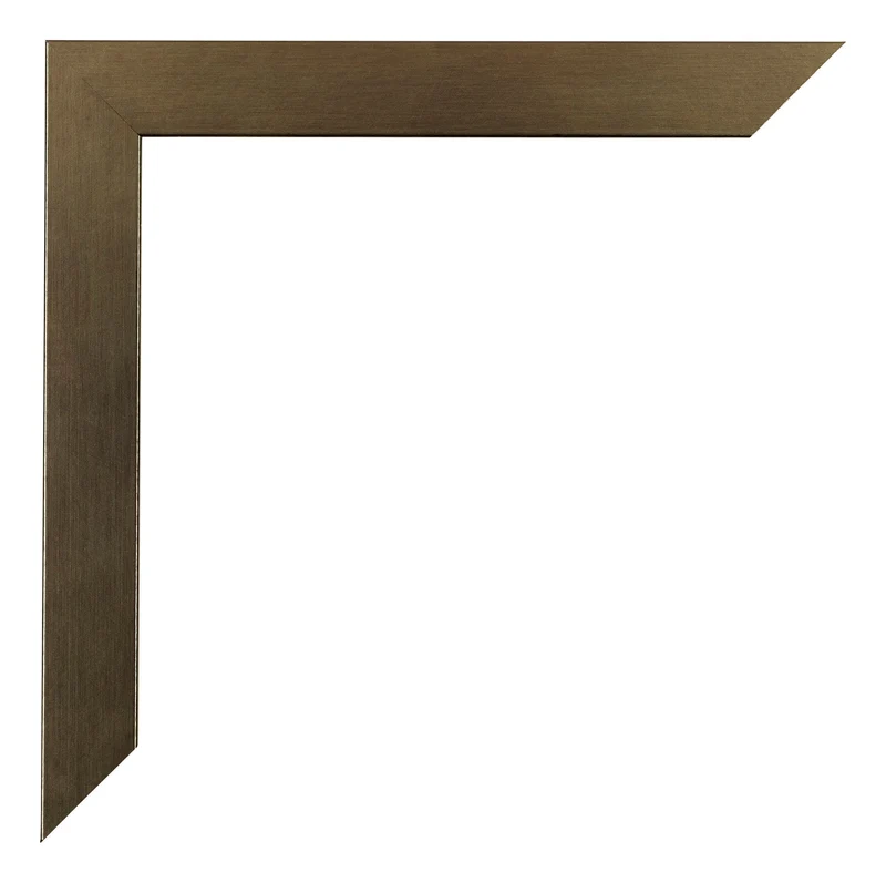 Bilderrahmen 36x49 cm - Blau Gold Meliert - MDF - Mura