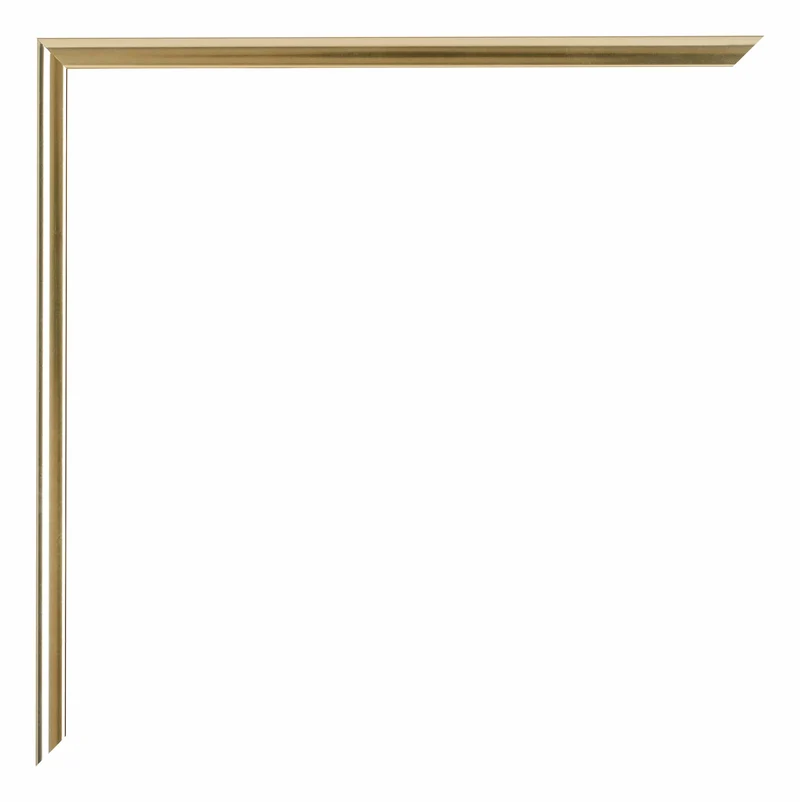Bilderrahmen 20x20 cm - Gold - Aluminium - Kent