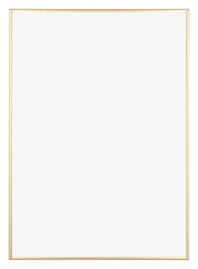 Bilderrahmen A4 - 21x29,7 cm - DIN A4 Gold - Aluminium - Kent