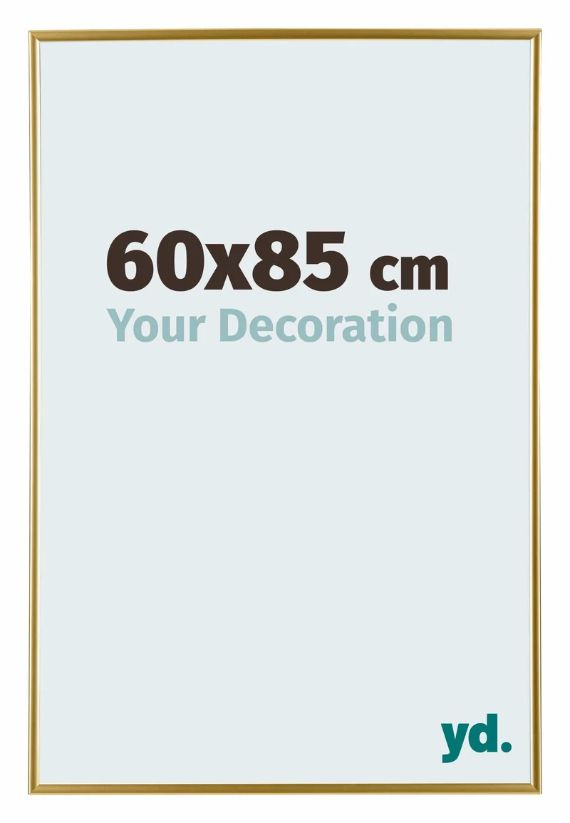 Bilderrahmen 60x85 cm - Gold - Kunststoff - Evry