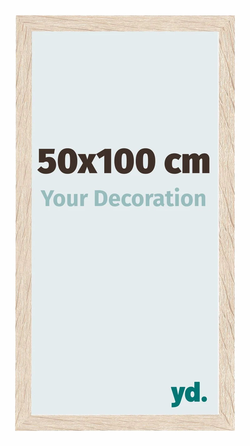 Bilderrahmen 50x100 cm - Eiche - MDF - Catania