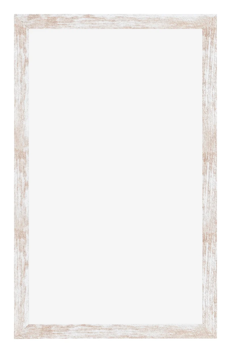 Bilderrahmen 33x48 cm - White Wash - MDF - Catania