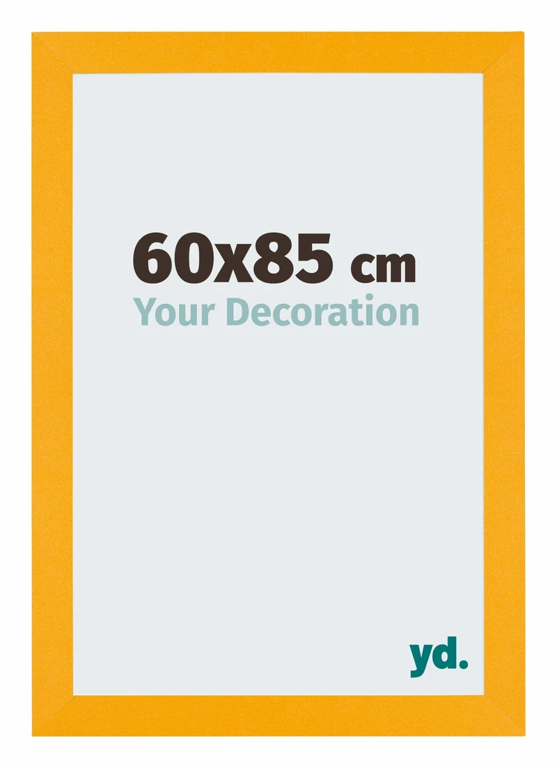Bilderrahmen 60x85 cm - Gelb - MDF - Mura