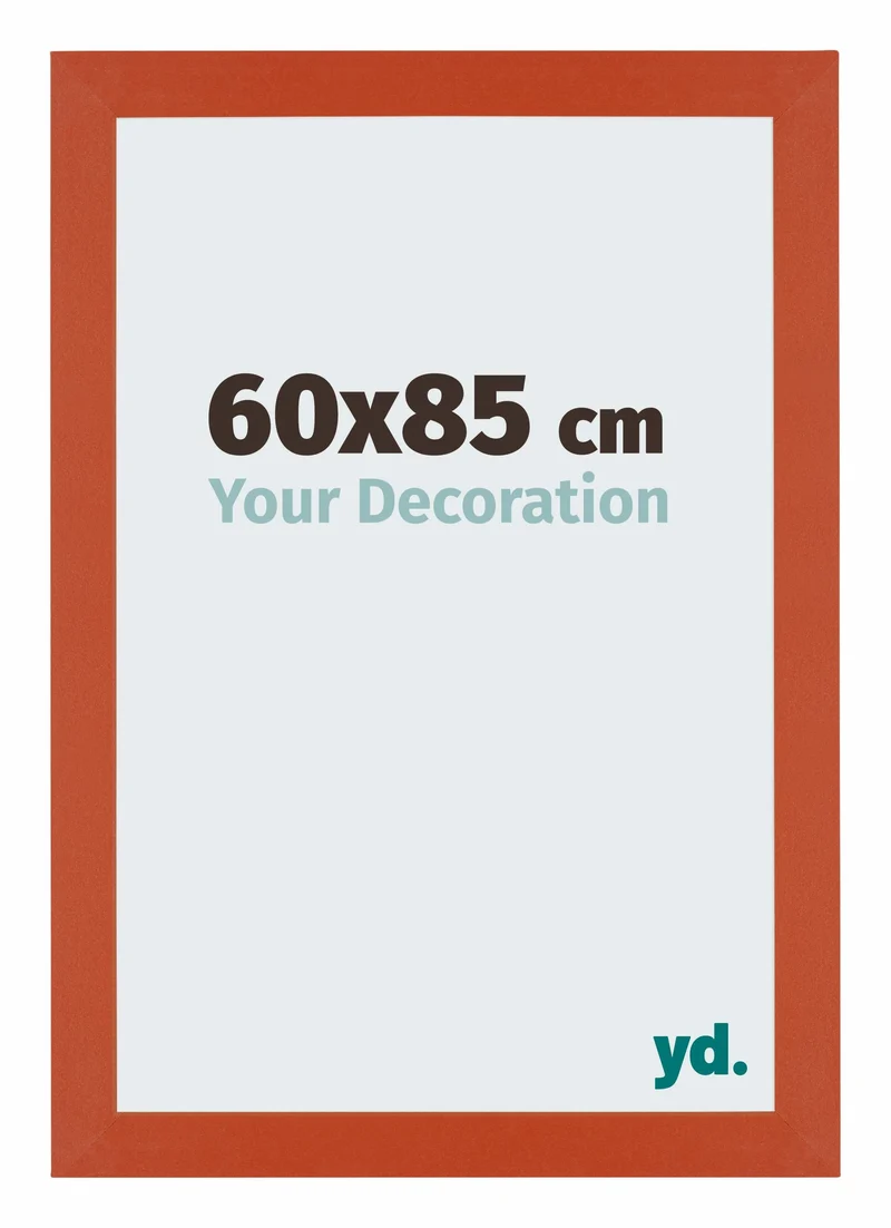 Bilderrahmen 60x85 cm - Orange - MDF - Mura