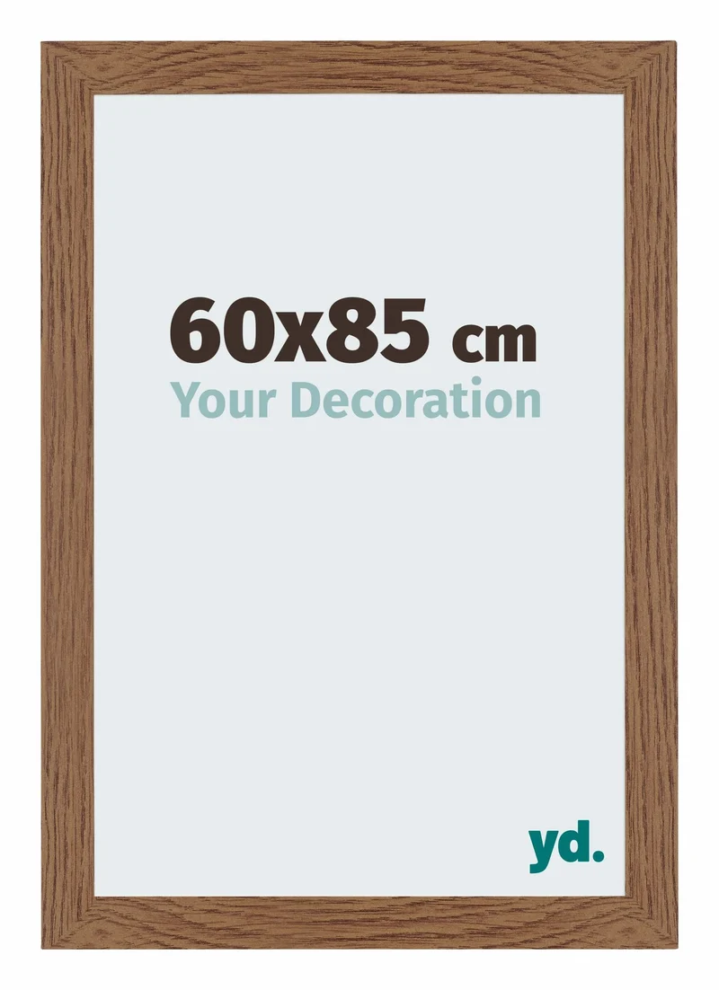 Bilderrahmen 60x85 cm - Eiche Rustikal - MDF - Mura