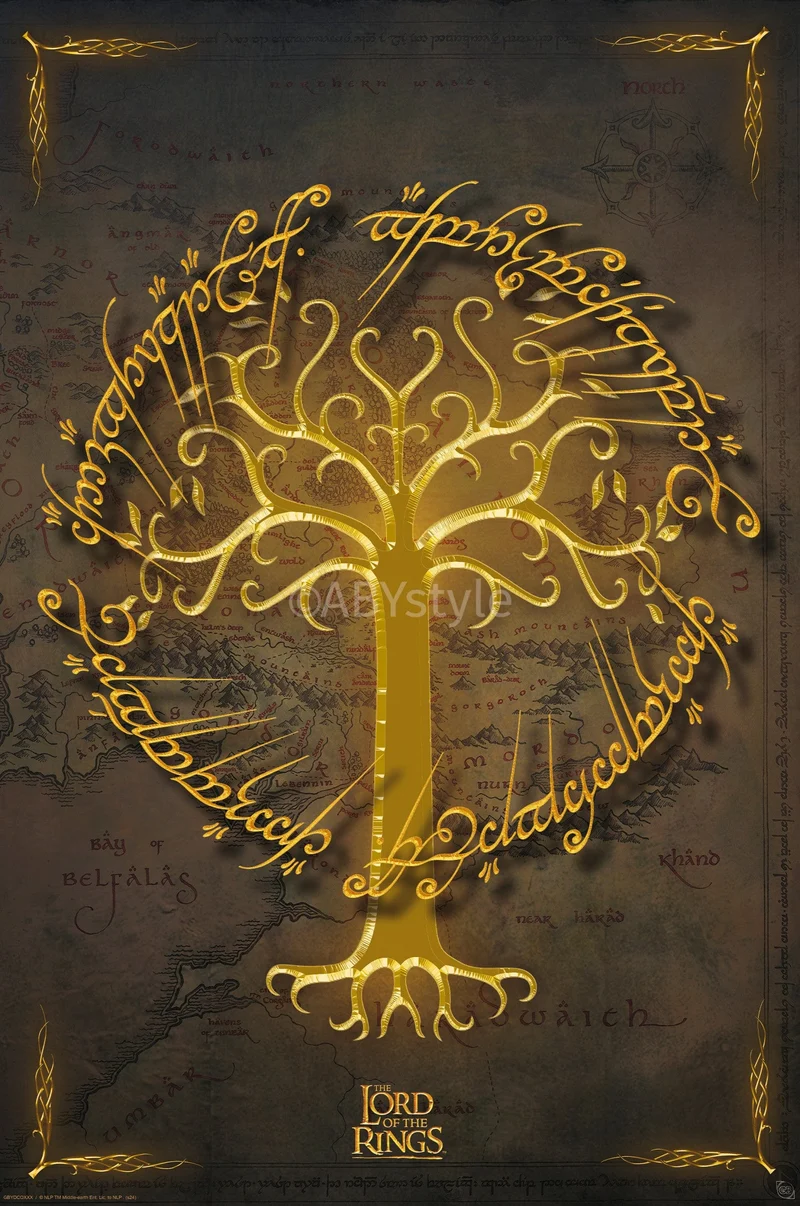 Poster Lord of the Rings - White Tree 61x91,5cm