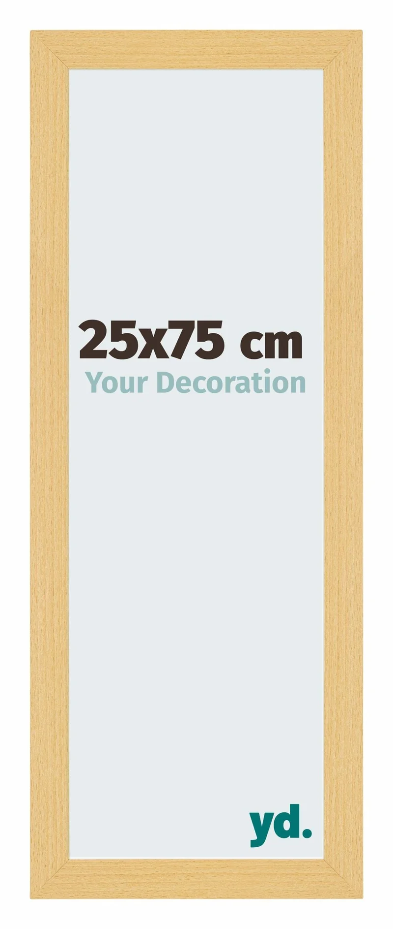 Bilderrahmen 25x75 cm - Buche Dekor - MDF - Mura