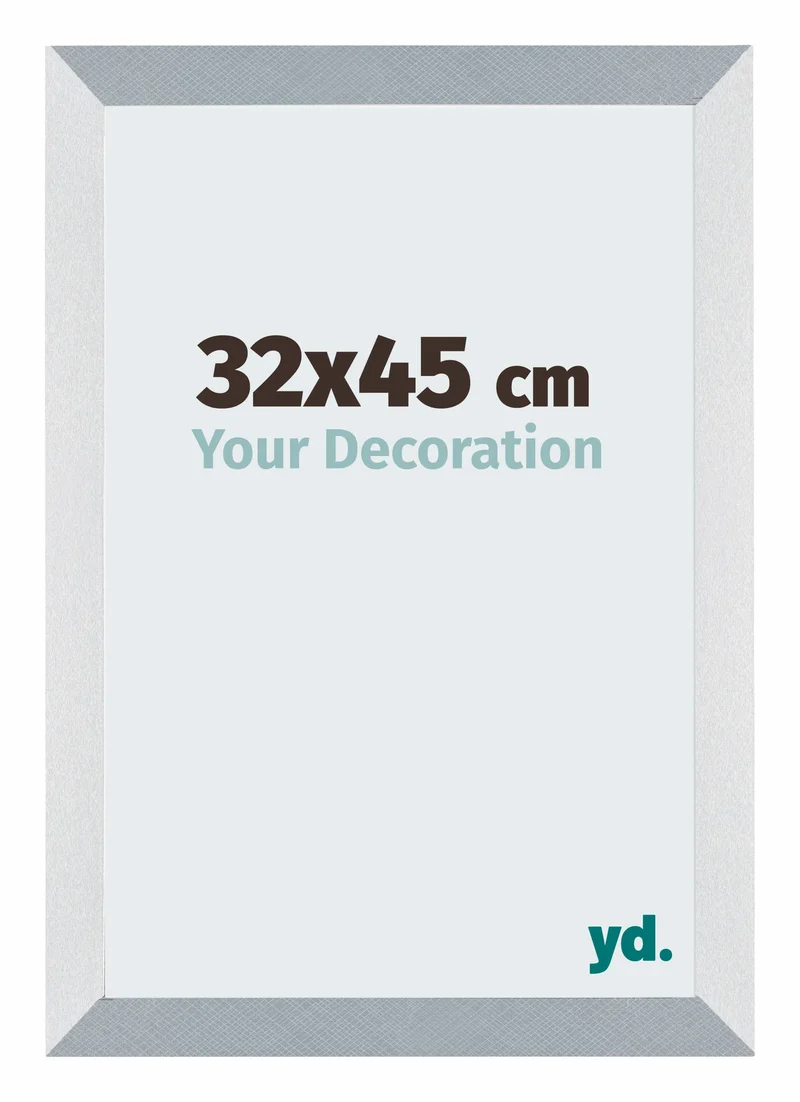 Bilderrahmen 32x45 cm - Aluminium - Gebürstet - MDF - Mura