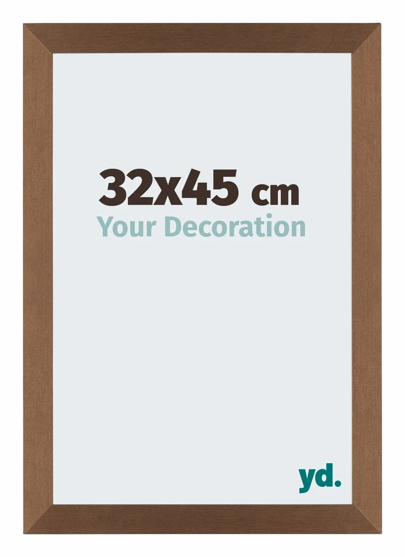 Bilderrahmen 32x45 cm - Kupfer Dekor - MDF - Mura