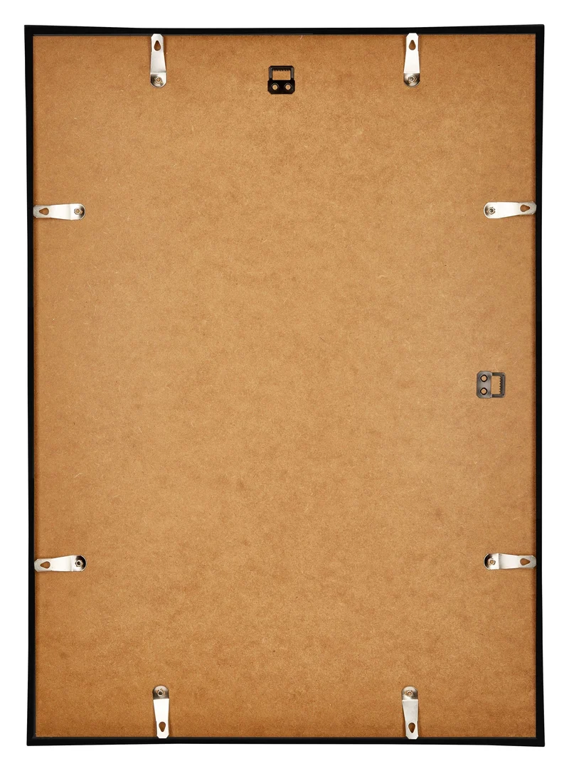 Bilderrahmen 67x98 cm - Schwarz Hochglanz - Kunststoff - Annecy
