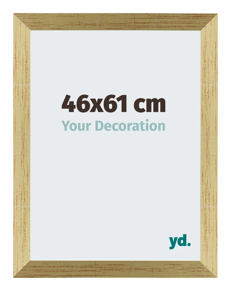 Bilderrahmen 46x61 cm - Goldglanz - MDF - Mura