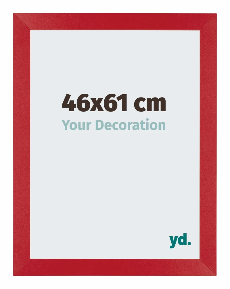 Bilderrahmen 46x61 cm - Rot - MDF - Mura