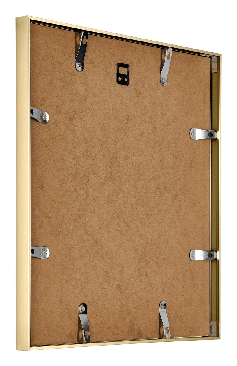 Bilderrahmen 25x25 cm - Gold - Aluminium - Kent