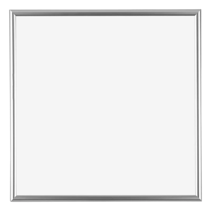 Bilderrahmen 45x45 cm - Silber - Kunststoff - Bordeaux