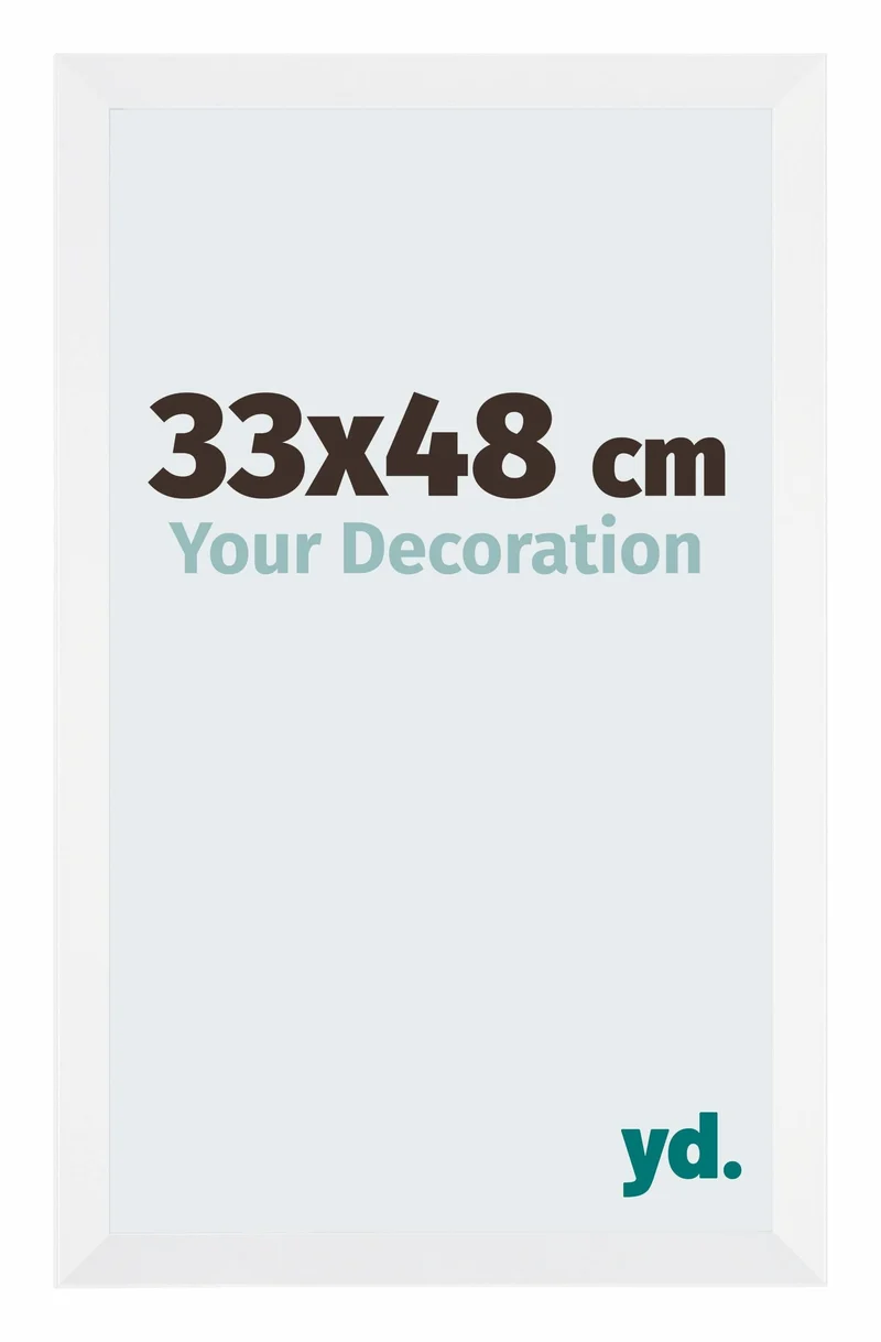 Bilderrahmen 33x48 cm - Weiss - MDF - Catania