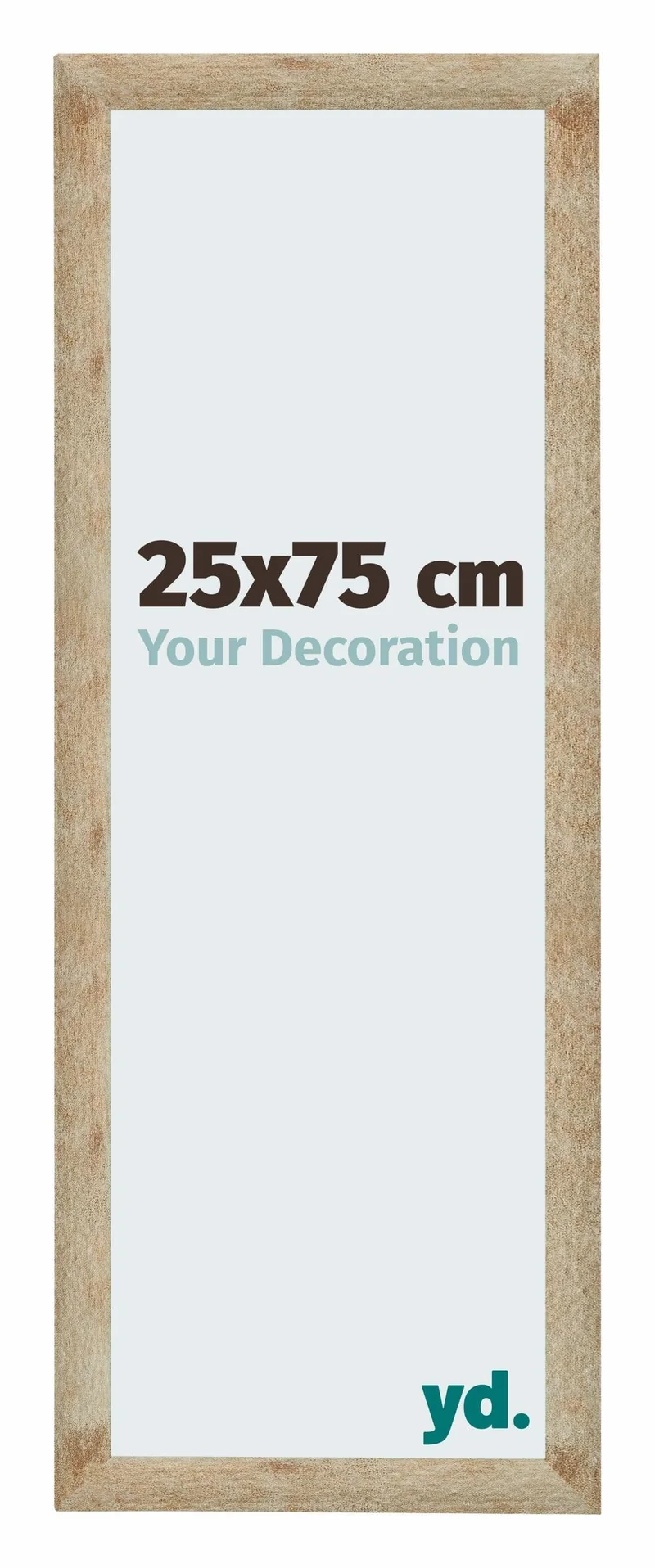 Bilderrahmen 25x75 cm - Gold - MDF - Catania