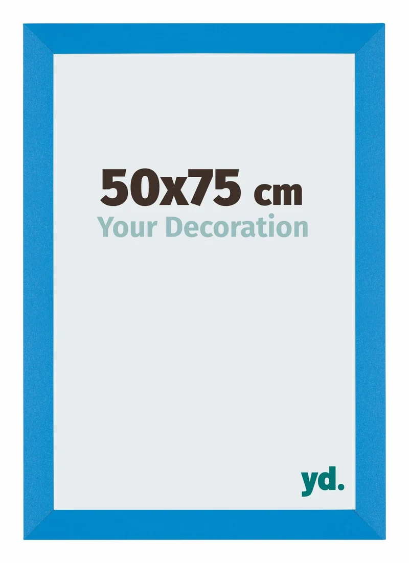 Bilderrahmen 50x75 cm - Hellblau - MDF - Mura