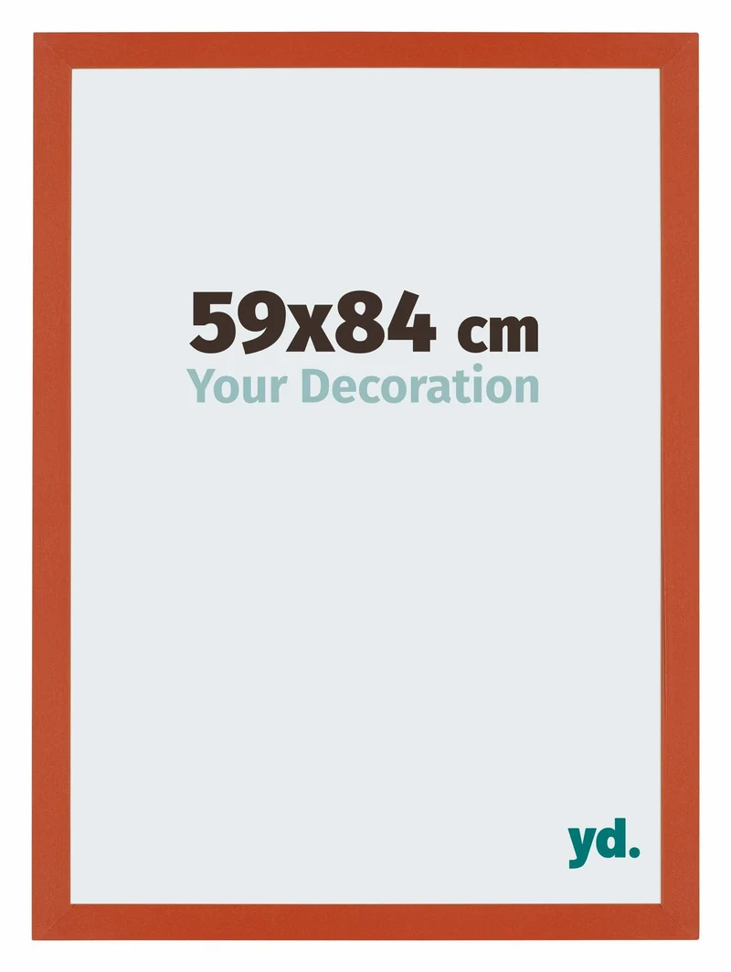 Bilderrahmen 59x84 cm - Orange - MDF - Mura