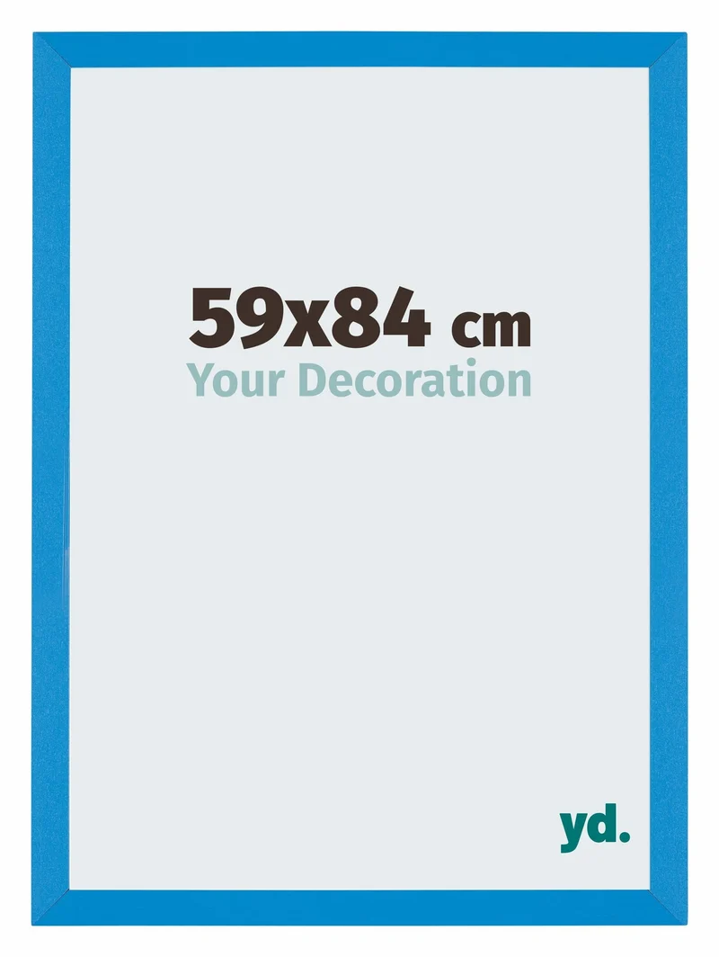 Bilderrahmen 59x84 cm - Hellblau - MDF - Mura