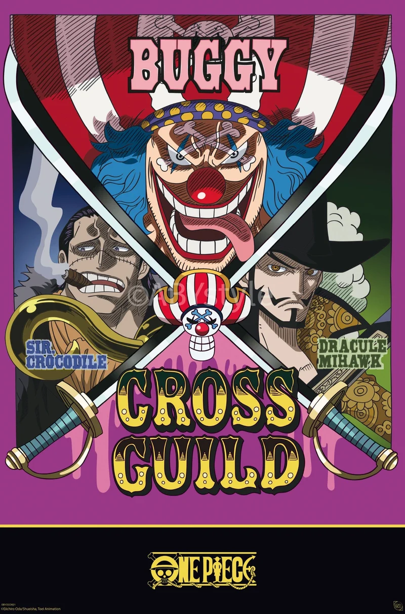 Poster One Piece - Cross Guild 61x91,5cm