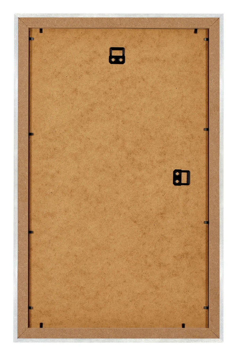 Bilderrahmen 33x48 cm - Silberglanz Vintage - MDF - Mura